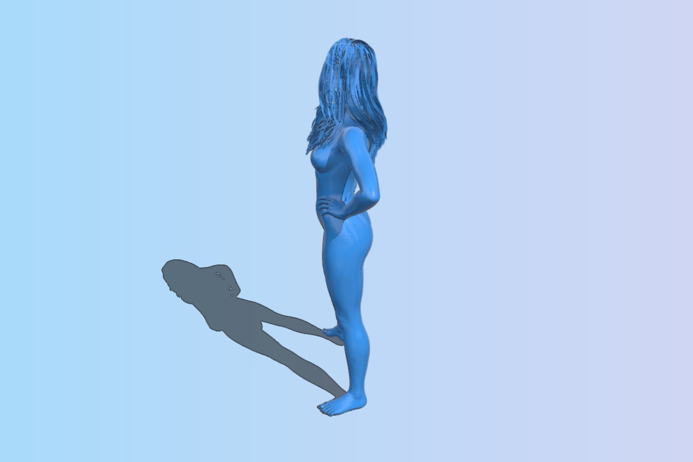 Long hair women