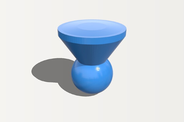 Breville bevelled tamper 2mm Pitch _ 57mm Diameter | 3d print model