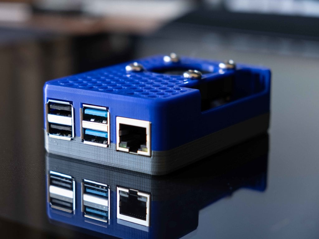 Raspberry Pi 4 model B snap fit case