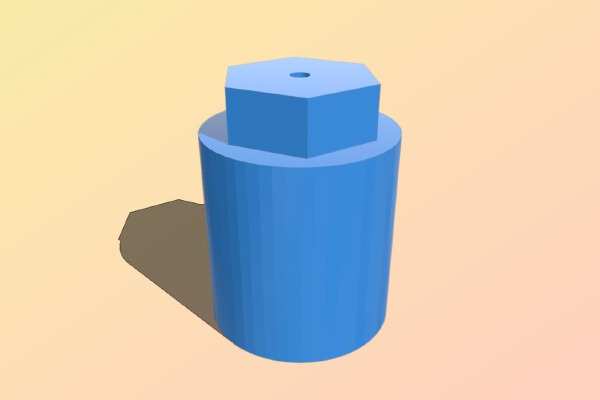 RC Wheel to DC Motor Adapter | 3d print model