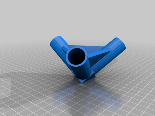 3 way grow tent corner 19mm Secret Jardin | 3d print model