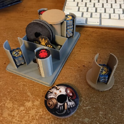 Warhammer 40k Conquest Token Storage | 3d print model