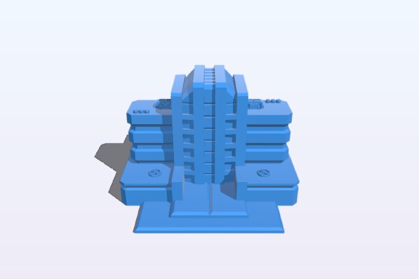 SciFi City - Tech Centre remix - 6mm | 3d print model
