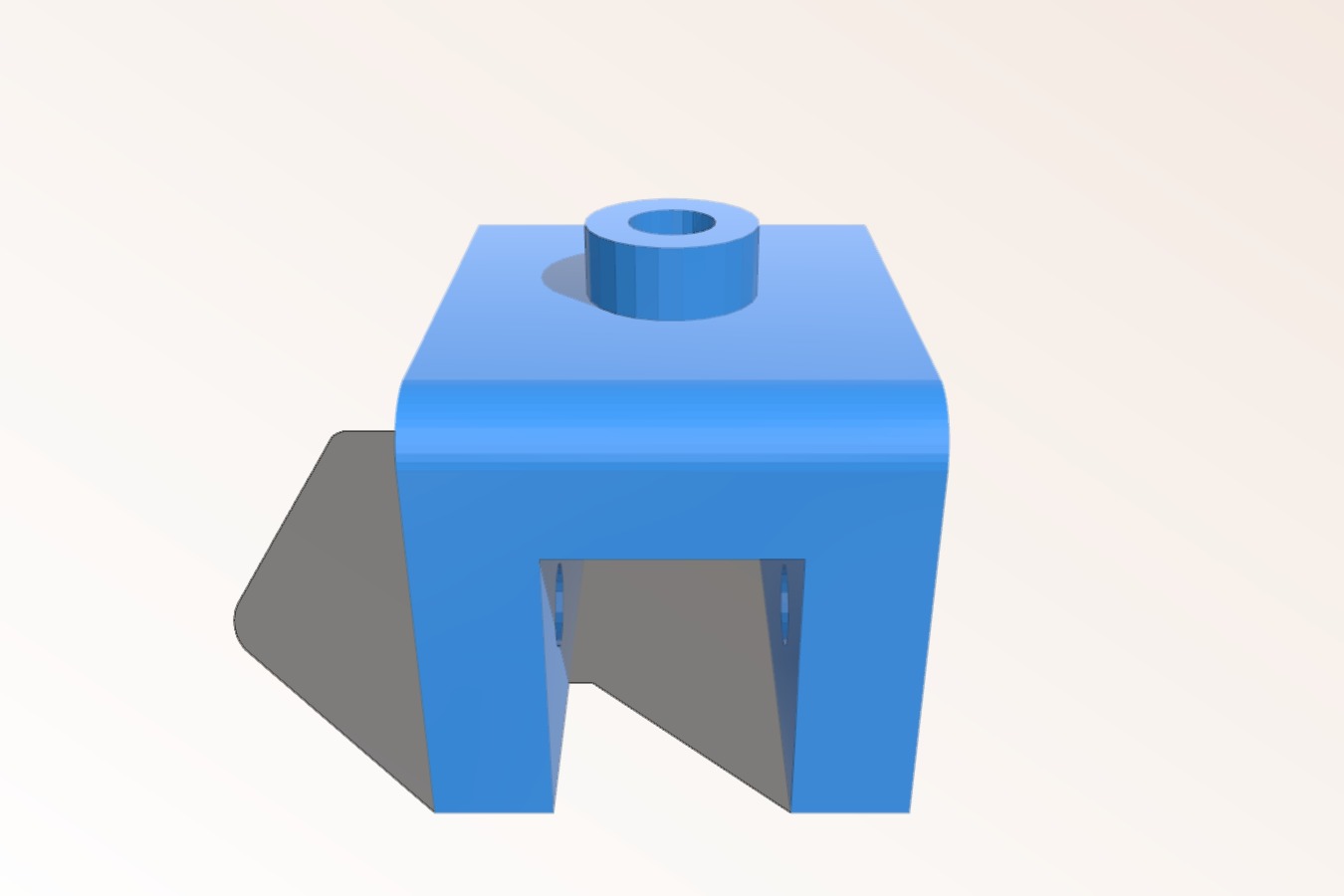 GEEETech Prusa i3b Acrylic Y-axis adjustable endstop extension