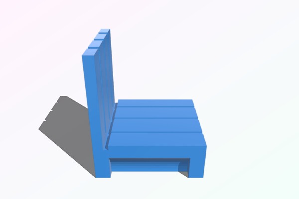 Playable Tabletop Tavern Chair | 3d print model