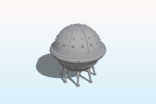 Kugelraumer 05 | 3d print model
