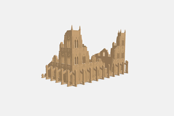 Warhammer Basilica Ruins | 3d print model