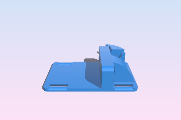 Elecraft KX3 KXPD3 CW paddle leg mount | 3d print model