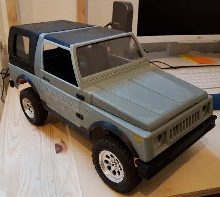 Suzuki SJ 410 Body _ Karosserie 1_9 SCX10 Chassis | 3d print model