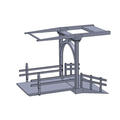 Dutch Drawbridge | 3d print model