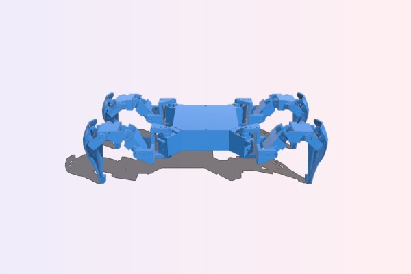 SG90 Servo Quadruped frame mode B | 3d print model