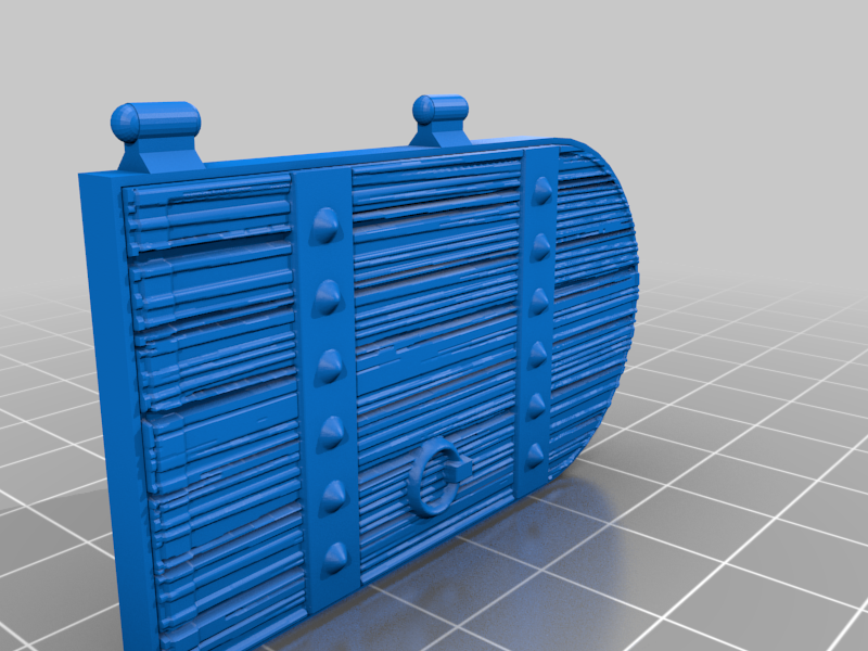 MimicBrick - Embarkment Kit - Archway Dungeon Door & Hinge Set - Brick001