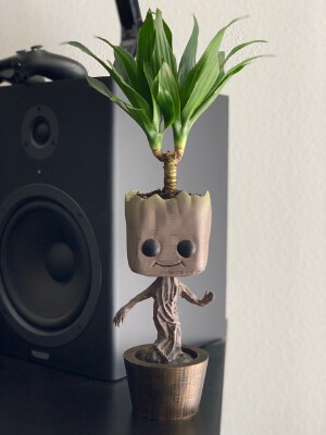 Baby Groot Planter (Spit Limbs) | 3d print model