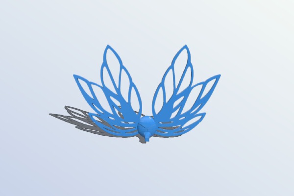 Hollow Knight - Monarch Wings | 3d print model