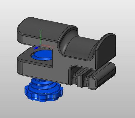 Desk Mount Headphone Holder | 3d print model