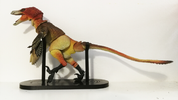 Alternative board with static rods for "Beasts of the Mesozoic: Raptor Series Action Figures" | 3d print model
