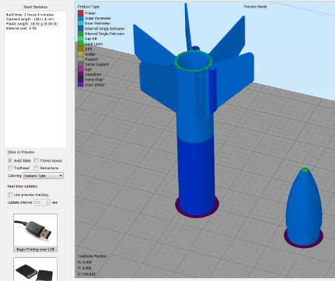 18mm Model rocket | 3d print model