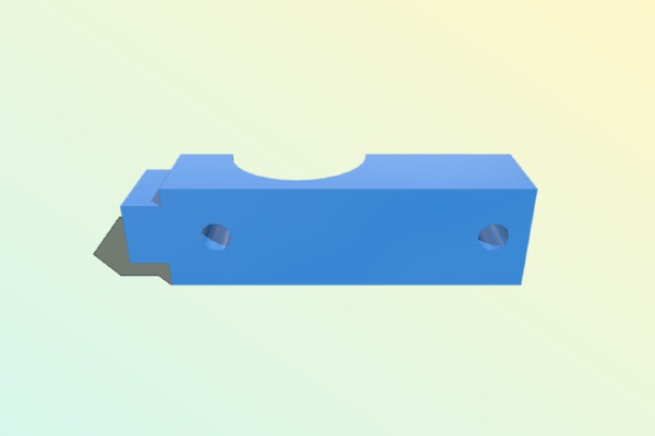 E3D mount for FolgerTech 2020 (version 2) | 3d print model