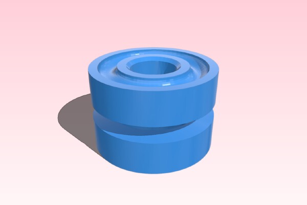 RC Tank Track Wheel with groove and w_o sprocket | 3d print model