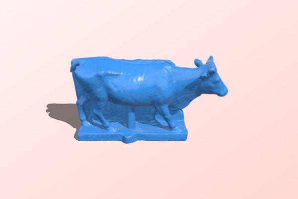 Cow from a pastoral scene | 3d print model