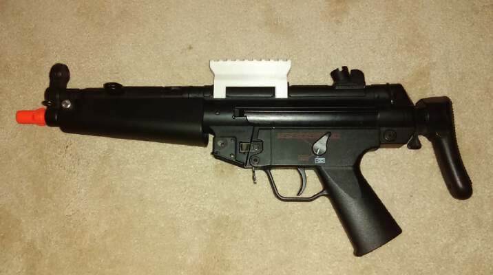 Airsoft MP5 Top Rail Mount | 3d print model