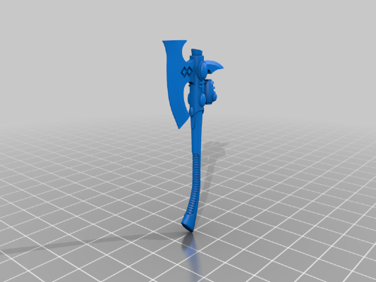Space Elf Axes for Big Boy Spirit RObot | 3d print model