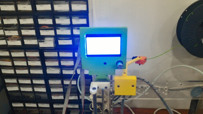 RepRapDiscount Full Graphic Smart Controller Swing Mount | 3d print model