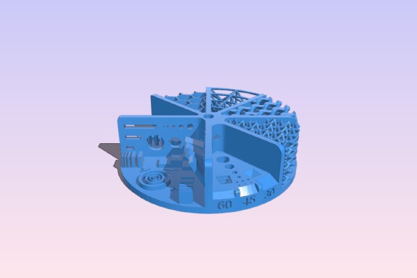 Opticon Test Geometry | 3d print model