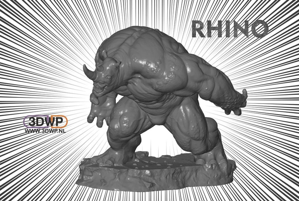 Rhino Statue (Spider-Man)