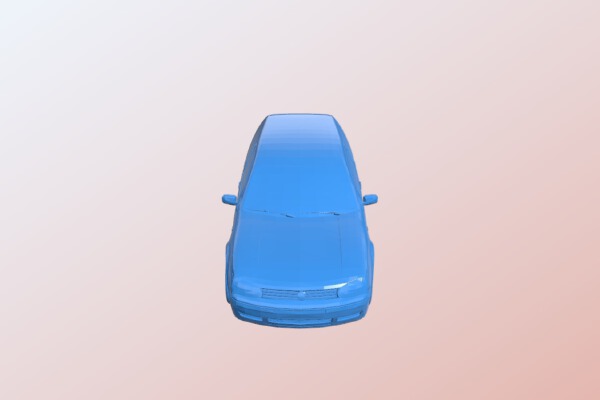Volkswagen golf IV – car | 3d print model