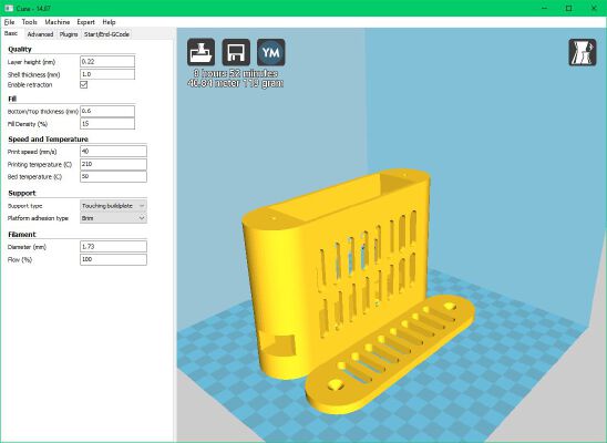 Amplifier Aiyima TPA3116 2.1 case | 3d print model