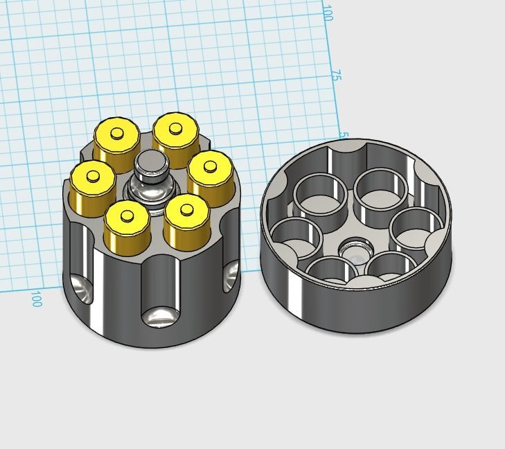 sixgun battery holder