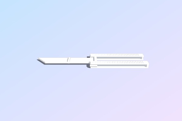 Baliong _ Butterfly Knife | 3d print model