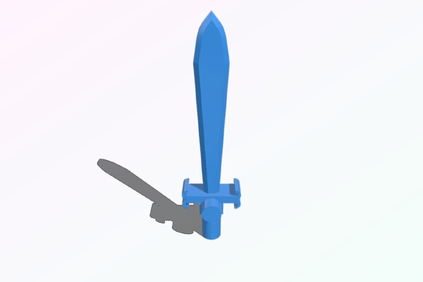 Power of the Prime Dinobots - Slagcleaver Sword | 3d print model