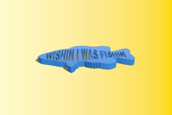 Wishin I Was Fishin | 3d print model