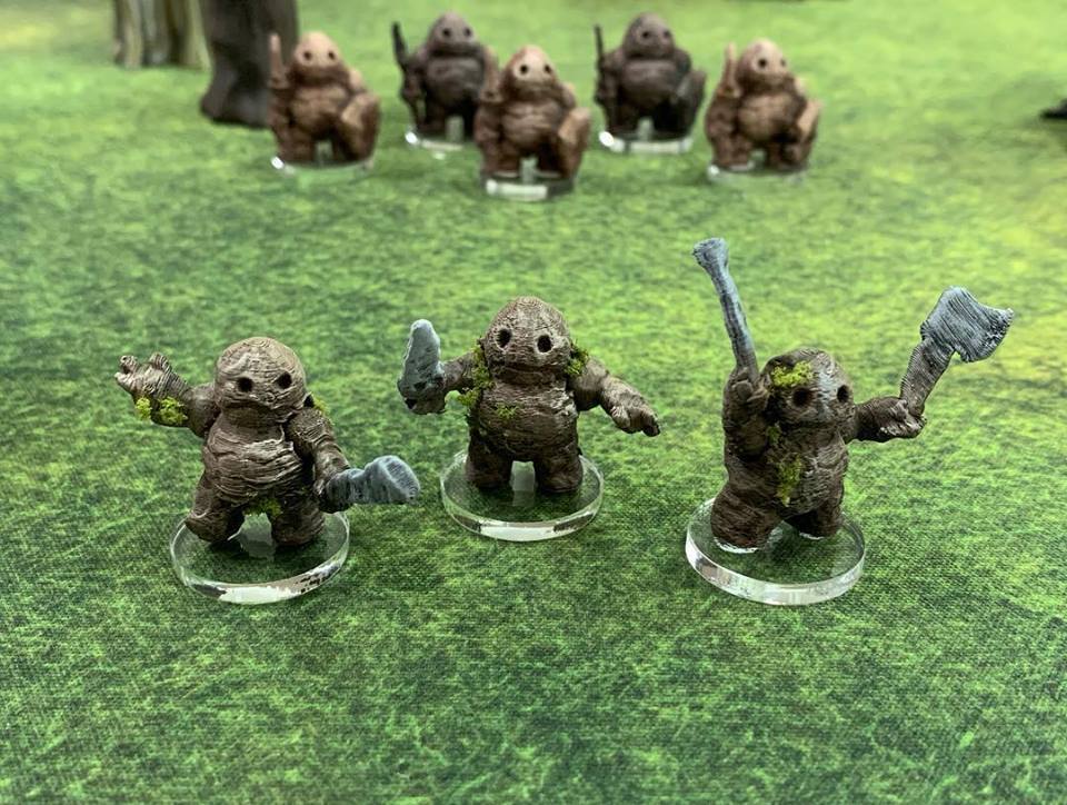 Clod Soldiers with modular hand Weapons (28mm_32mm scale)