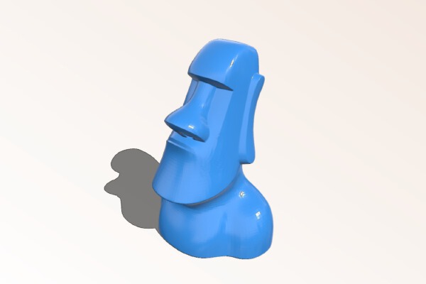 Moai chess – moai pawn | 3d print model