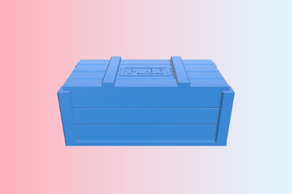 PUBG ammo box crate | 3d print model