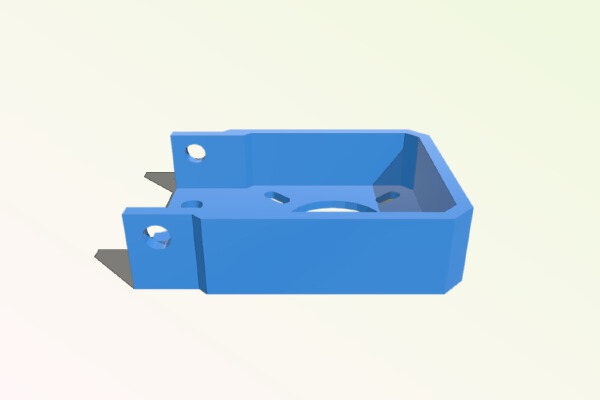 Hadron (ORD Bot) Rigid Z-Motor Bracket | 3d print model