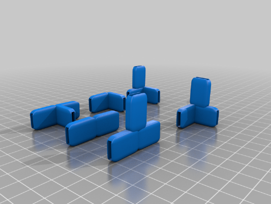 Popsicle Stick Connectors | 3d print model