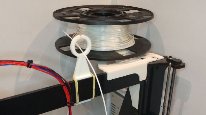 Graber i3: Horizontal Filament Spool Holder | 3d print model