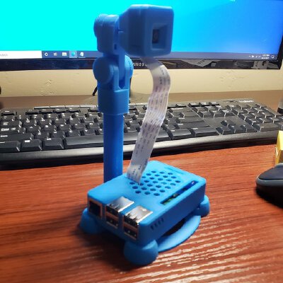 Freestanding Octopi_ Webcam_ Security Camera Setup For Pi 3b+ | 3d print model
