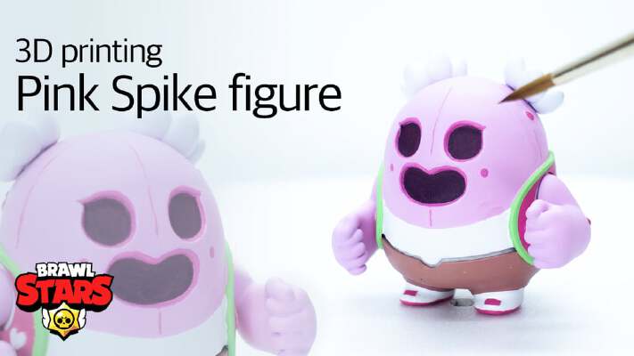 Brawl Stars  Pink Spike __ 브롤 스타즈 벚꽃 스파이크 | 3d print model