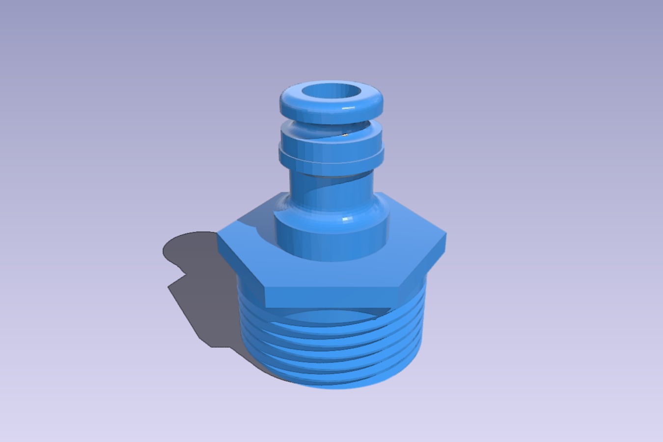 Adapter Gardena to outside G1"