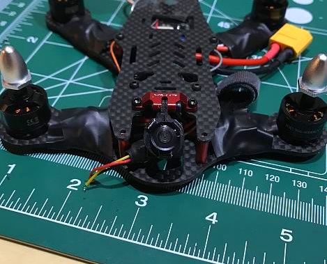 Micro Camera Mount for Zap 130 Frame | 3d print model