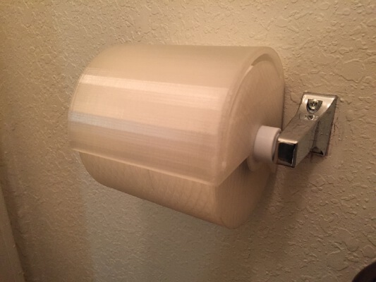 Kitten Proof Toilet Paper Guard | 3d print model