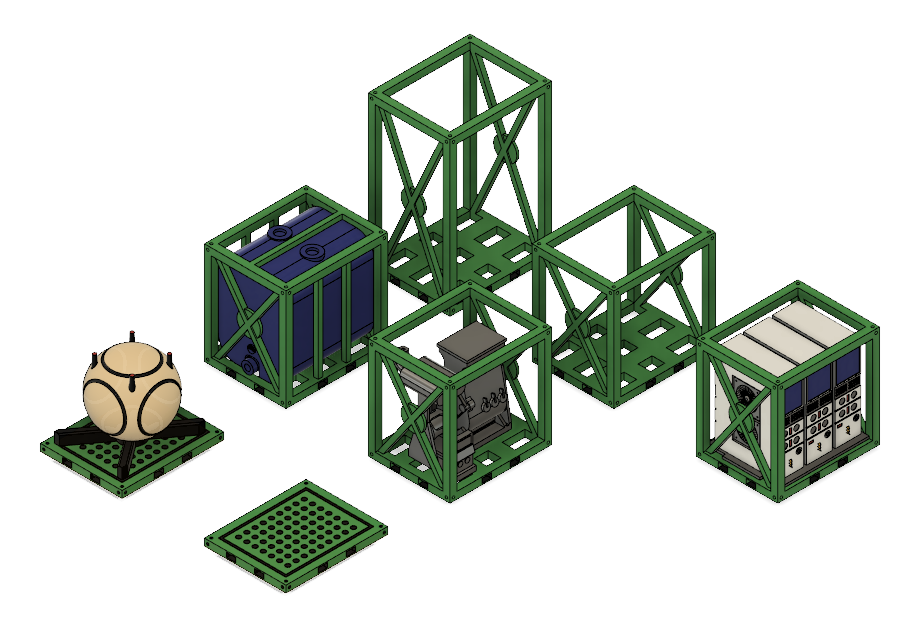 Stacking Generator and Server Frames 28mm