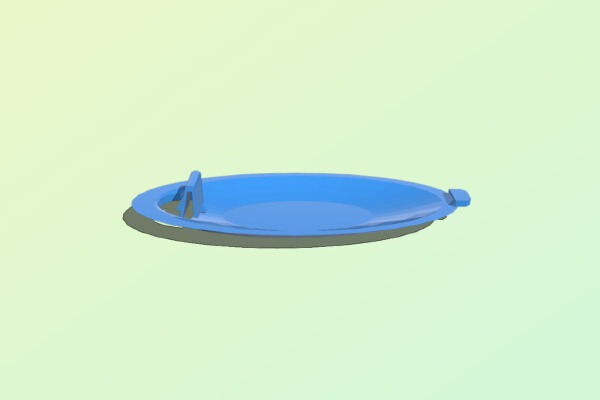 Battery Cover for AT&T U Verse Remote Control | 3d print model