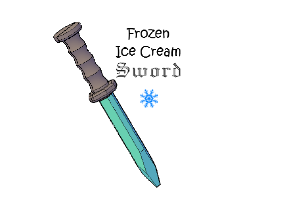 Ice Cream Sword | 3d print model