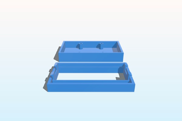 Open 7 Segment display project box | 3d print model